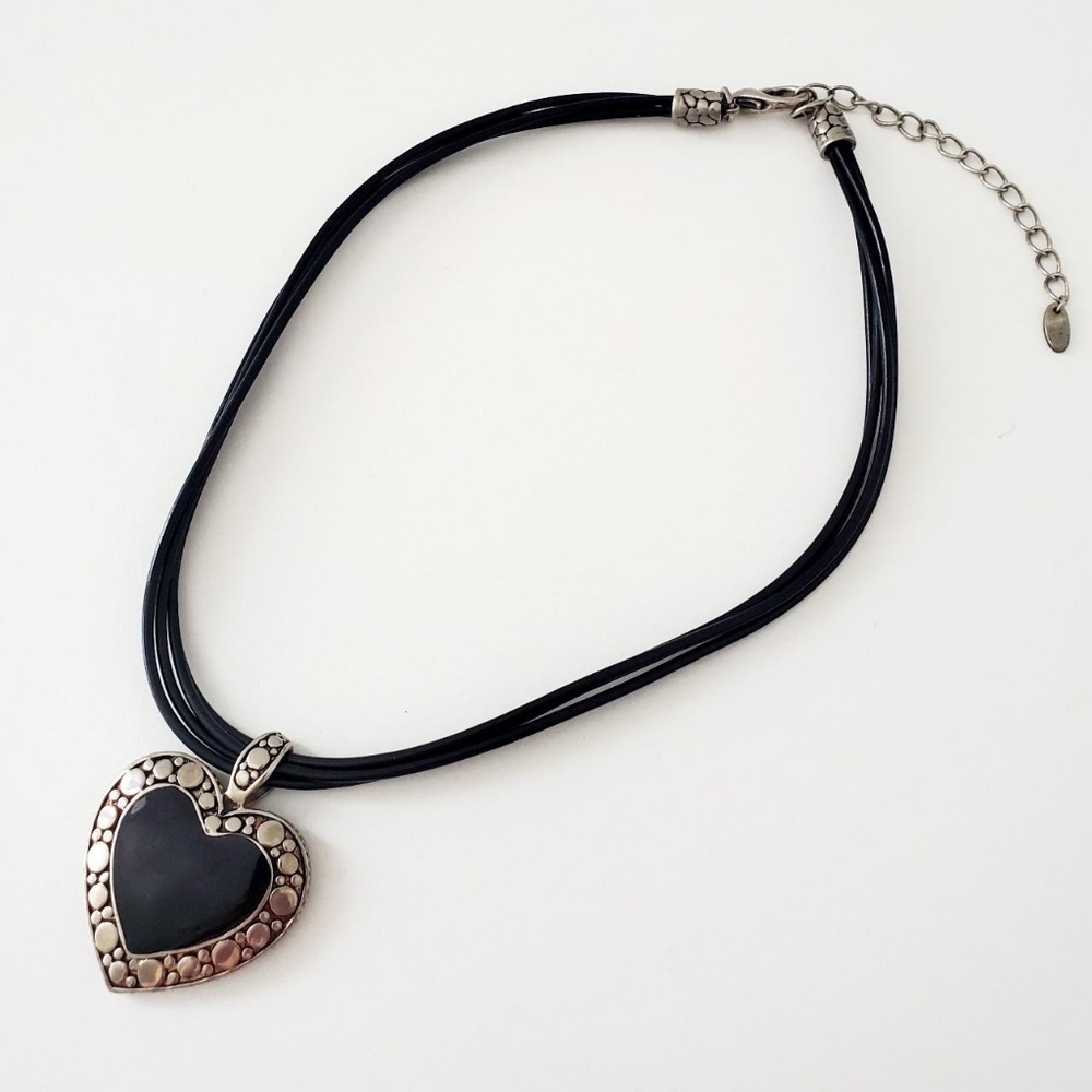 Enamel Heart Necklace
